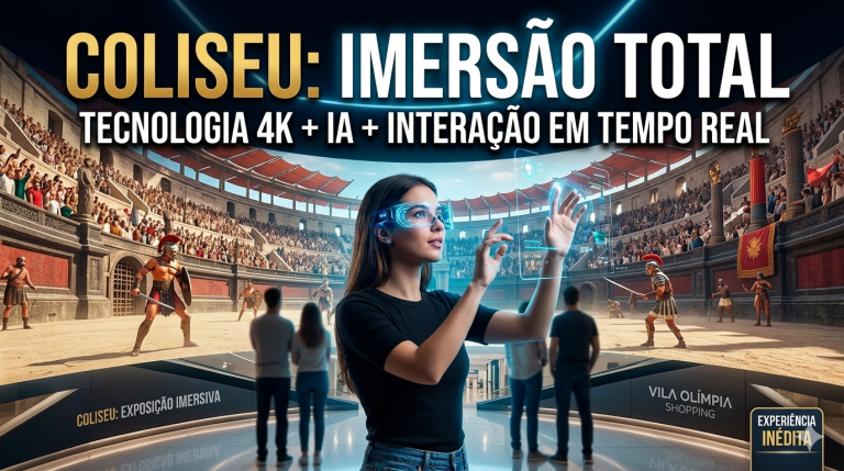 A Viagem Espetacular à Roma Antiga: Uma Imersão Tecnológica no Coração de São Paulo