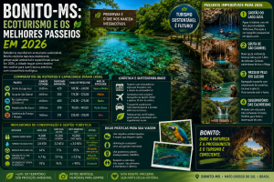 Bonito-MS: ecoturismo e os melhores passeios em 2026