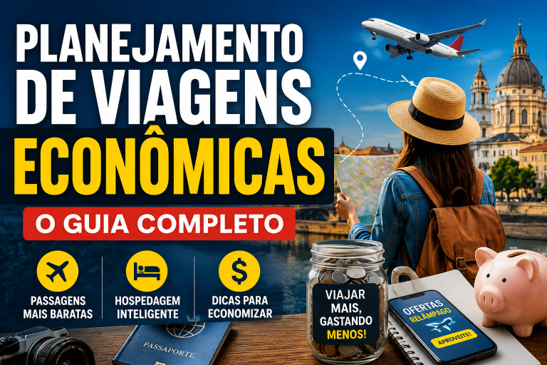 Planejamento de Viagens Econômicas: O Guia Completo para Viajar Mais Gastando Menos