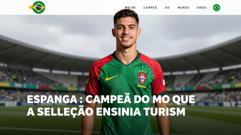 Espanha Campeã do Mundo: O que a Seleção Ensina sobre Turismo, Infraestrutura e Experiências para o Brasil