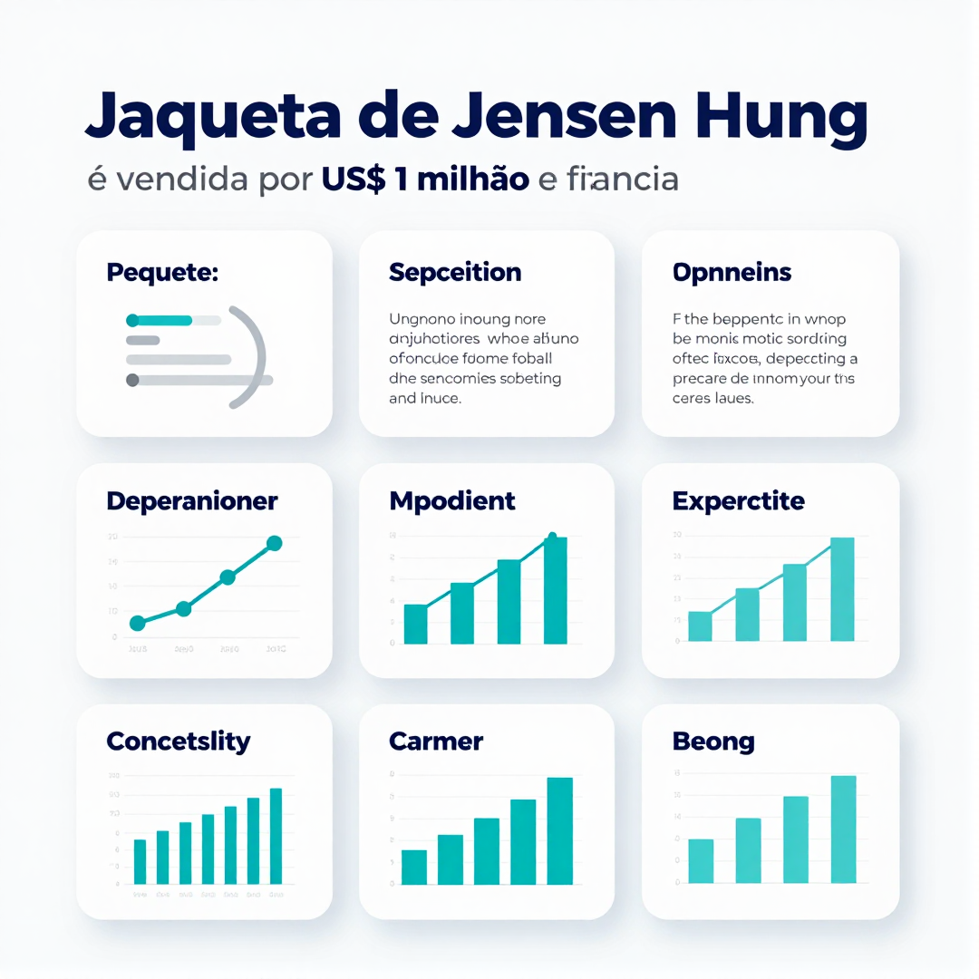 Infográfico - Jaqueta de Jensen Huang é vendida por US$ 1 milhão e financia viagem de brasileiros à Copa do Mundo 2026