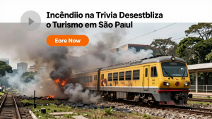 Incêndio na Trivia Trens Desestabiliza o Turismo em São Paulo e Exige Novo Planejamento de Rotas