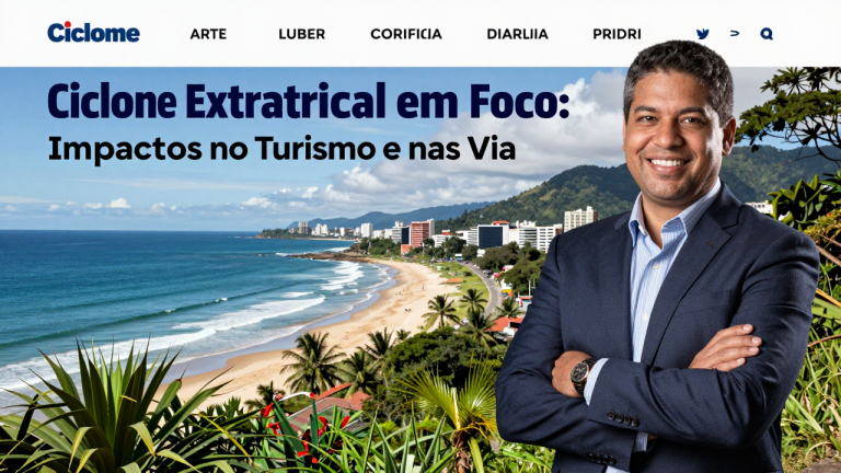 Ciclone Extratropical em Foco: Impactos no Turismo e nas Viagens entre o Sul e Sudeste do Brasil