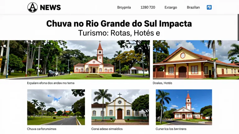 Chuva no Rio Grande do Sul Impacta Turismo: Rotas, Hotéis e Níveis dos Rios em Alerta