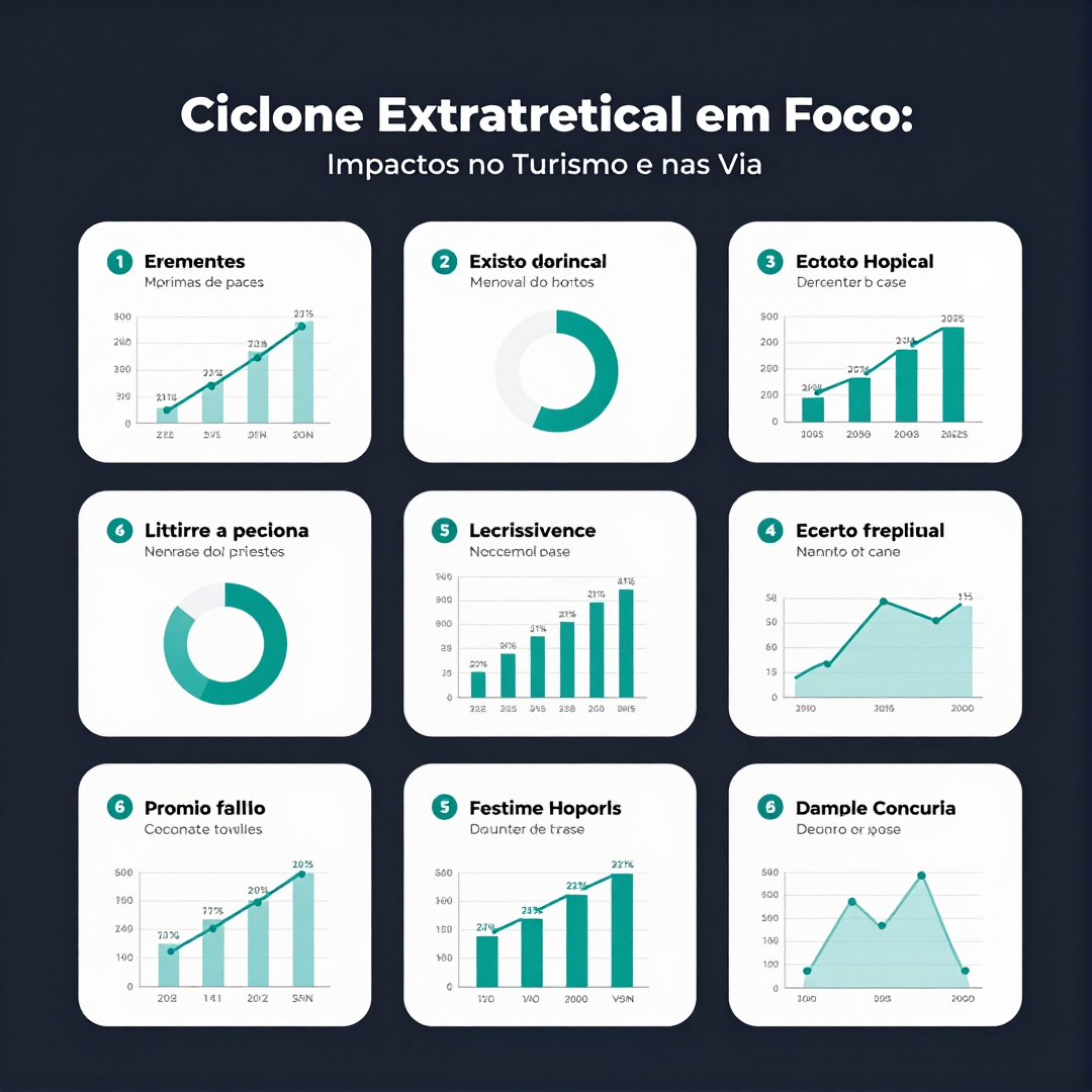 Infográfico - Ciclone Extratropical em Foco: Impactos no Turismo e nas Viagens entre o Sul e Sudeste do Brasil