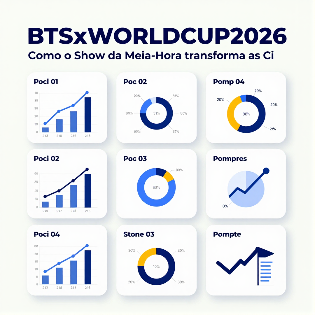 Infográfico - #BTSxWORLDCUP2026: Como o Show da Meia-Hora Transforma as Cidades-Sede Brasileiras em Destinos de Lazer Global
