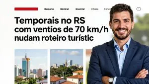 Temporais no RS com ventos de 70 km/h mudam roteiro turístico: como aproveitar as chuvas em viagem