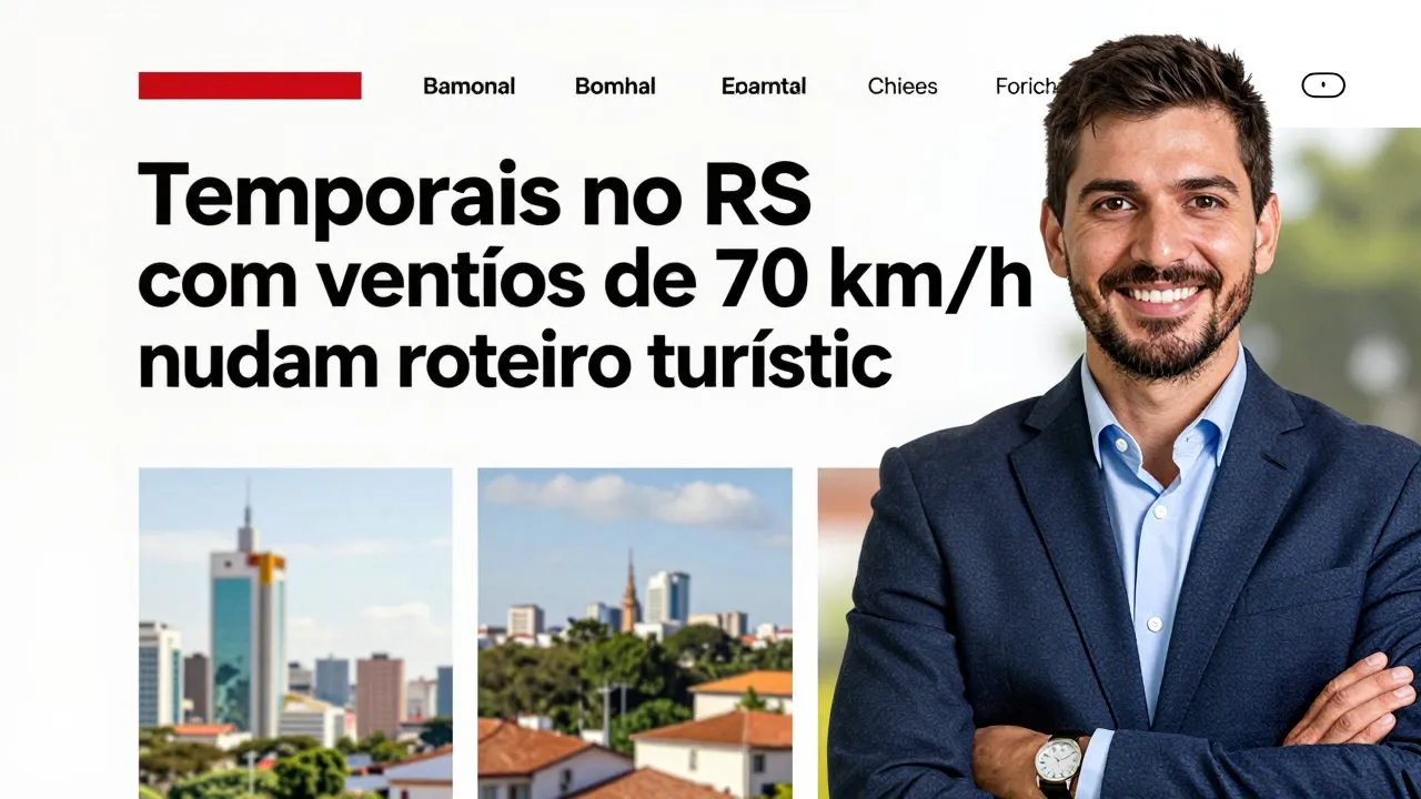 Temporais no RS com ventos de 70 km/h mudam roteiro turístico: como aproveitar as chuvas em viagem