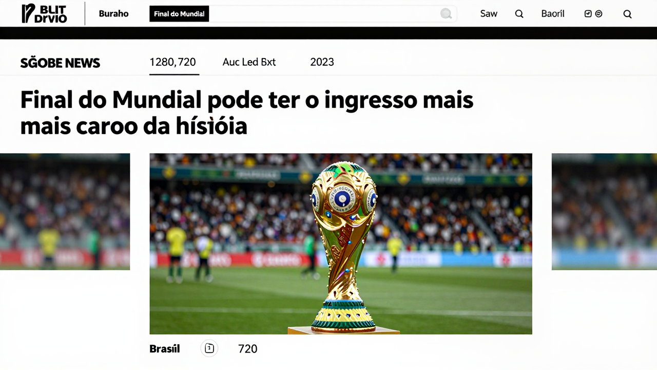 Final do Mundial pode ter o ingresso mais caro da história e transforma o mercado de turismo brasileiro