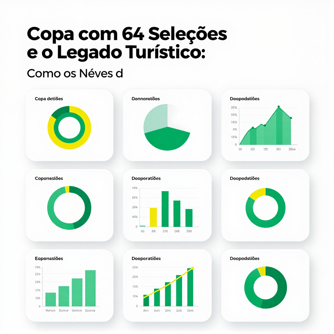Infográfico - Copa com 64 Seleções e o Legado Turístico: Como os Números da FIFA Sinalizam um Novo Boom para o Brasil
