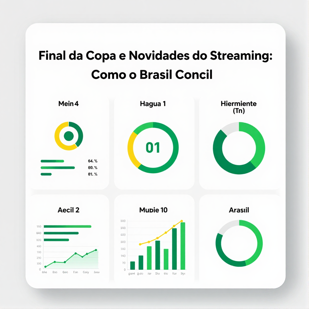 Infográfico - Final da Copa e Novidades do Streaming: Como o Brasil Concilia Esporte, Lazer e Viagens na Próxima Semana