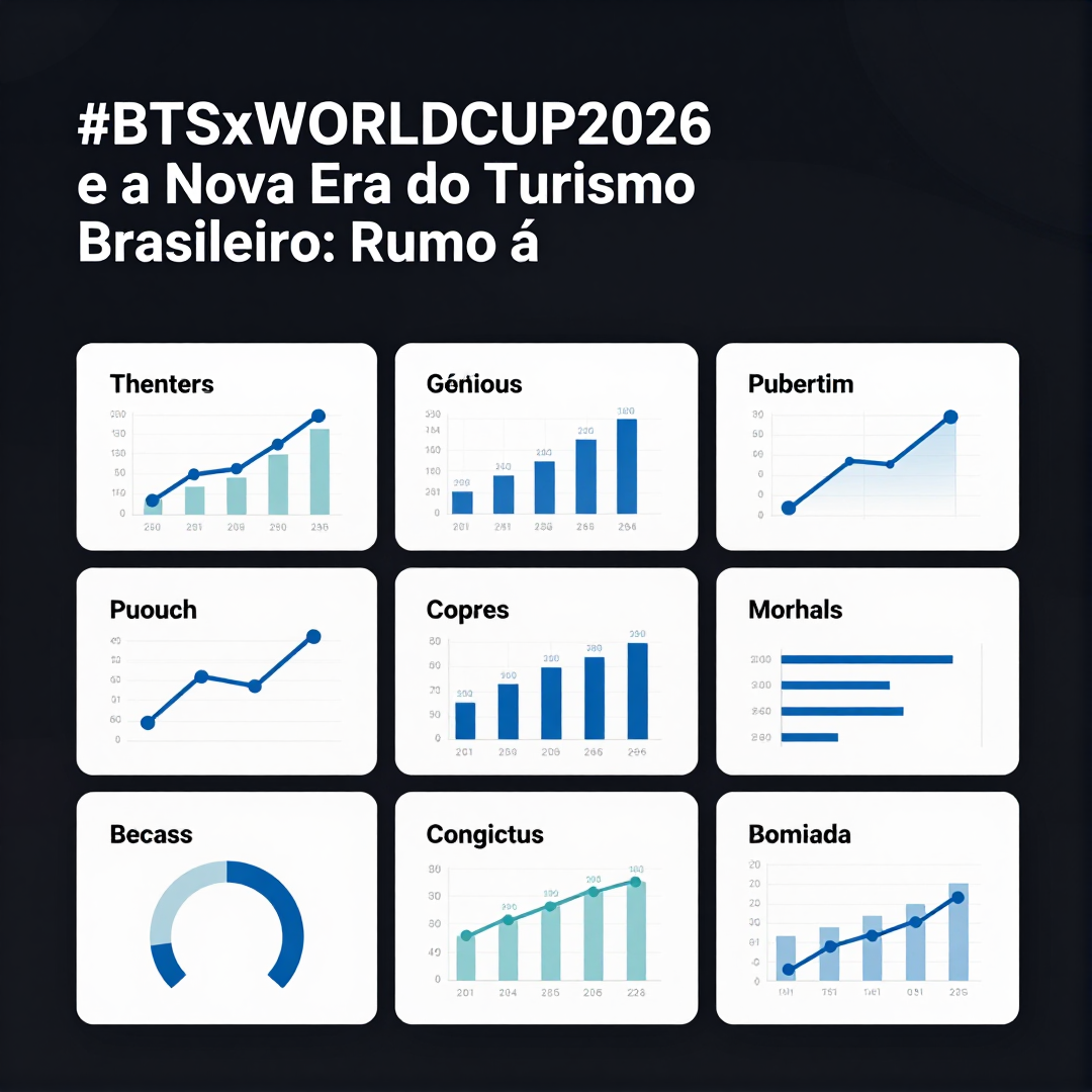 Infográfico - #BTSxWORLDCUP2026 e a Nova Era do Turismo Brasileiro: Rumo à América do Norte