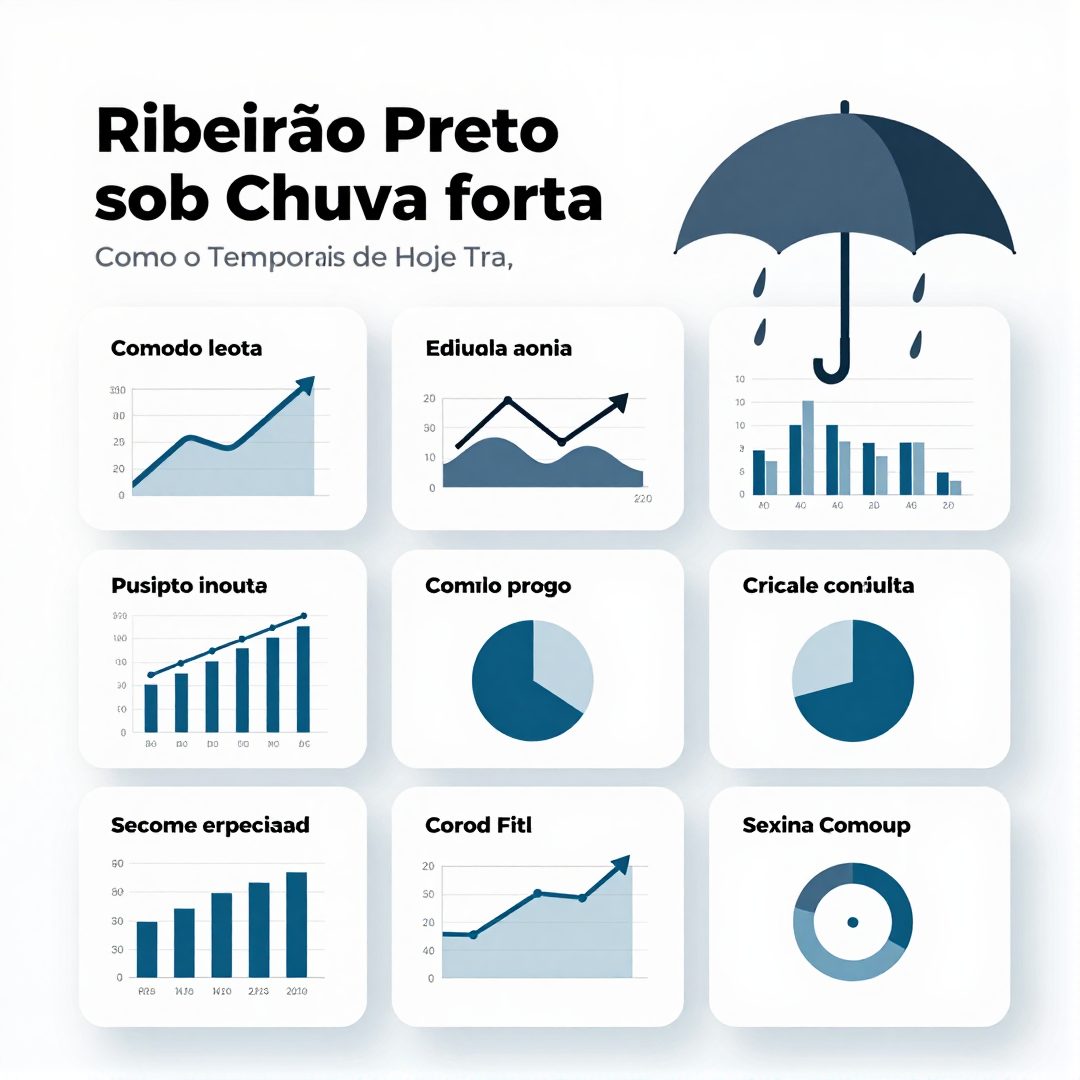 Infográfico - Ribeirão Preto sob Chuva Forte: Como o Temporais de Hoje Transforma os Roteiros de Turismo na Região
