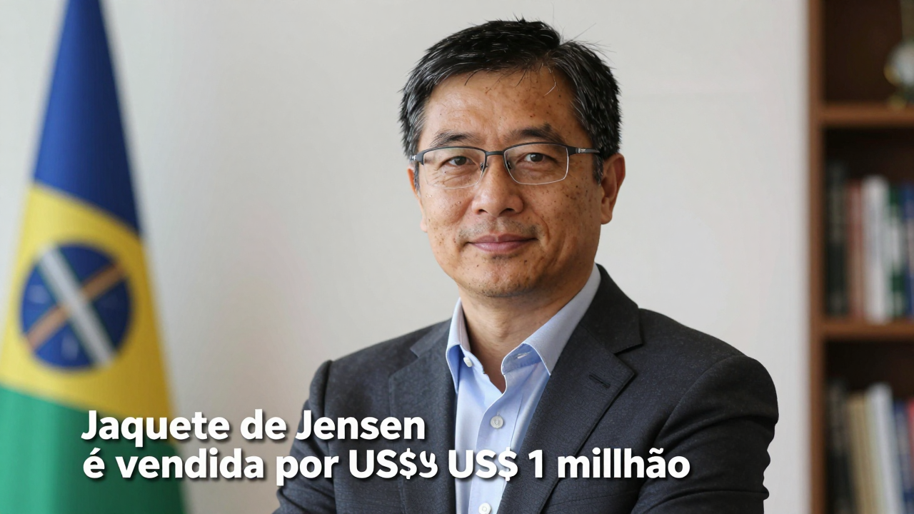 Jaqueta de Jensen Huang é vendida por US$ 1 milhão e financia viagem de brasileiros à Copa do Mundo 2026