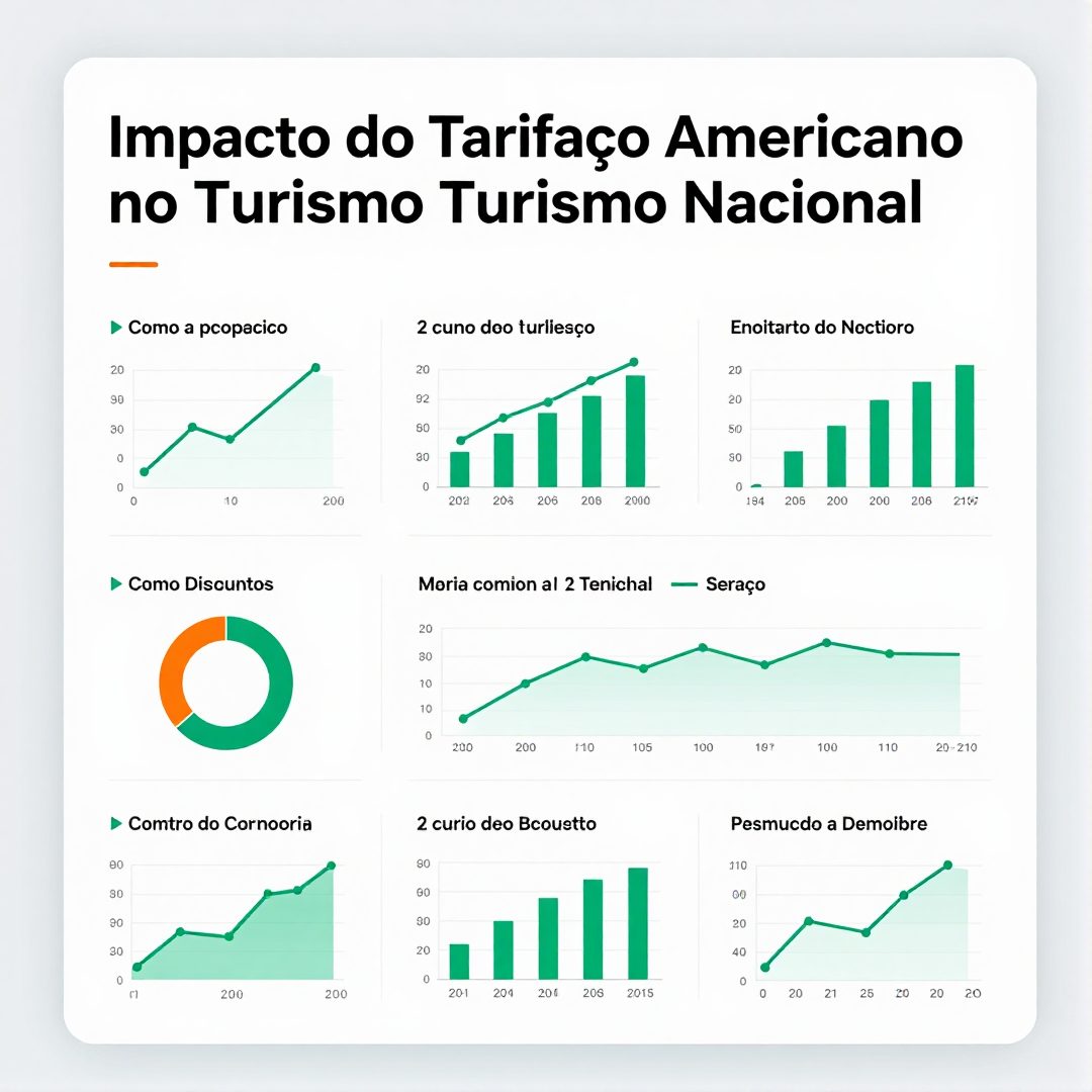 Infográfico - Impacto do Tarifaço Americano no Turismo Nacional: Como as Novas Tarifas Alteram o Cenário de Viagens no Brasil
