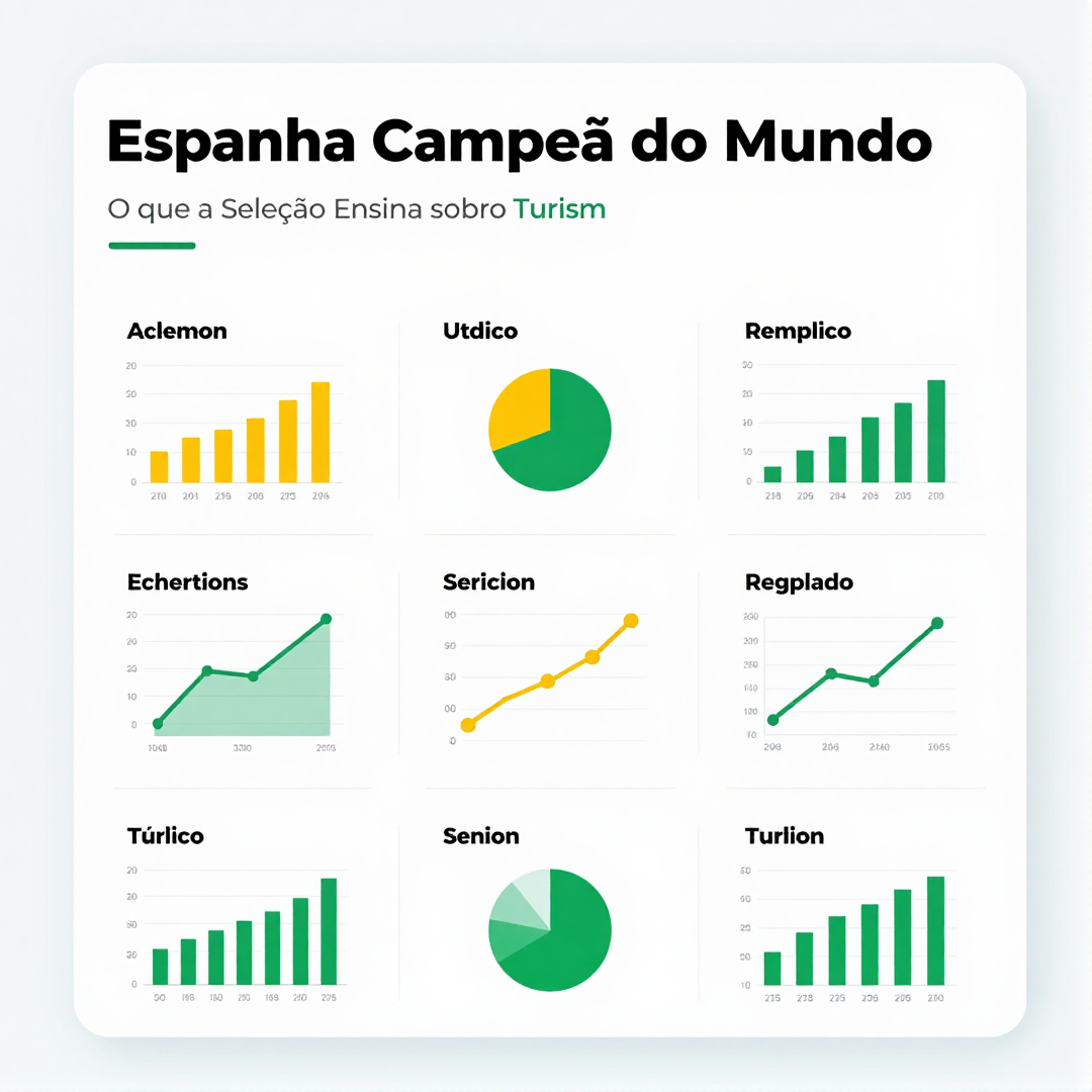 Infográfico - Espanha Campeã do Mundo: O que a Seleção Ensina sobre Turismo, Infraestrutura e Experiências para o Brasil