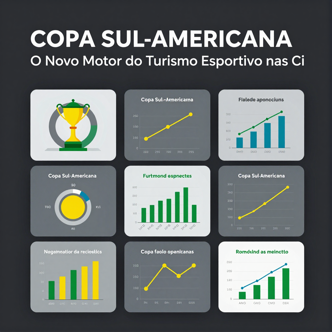 Infográfico - Copa Sul-Americana: O Novo Motor do Turismo Esportivo nas Cidades Brasileiras