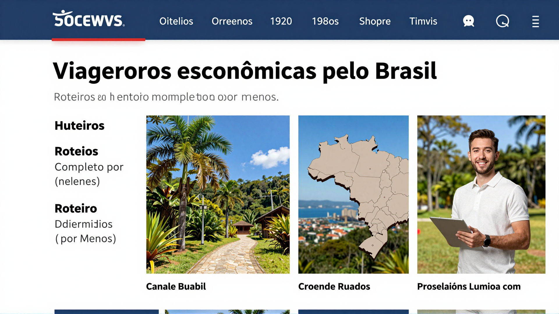 Viagens econômicas pelo Brasil: roteiros completos por menos de R$ 1500