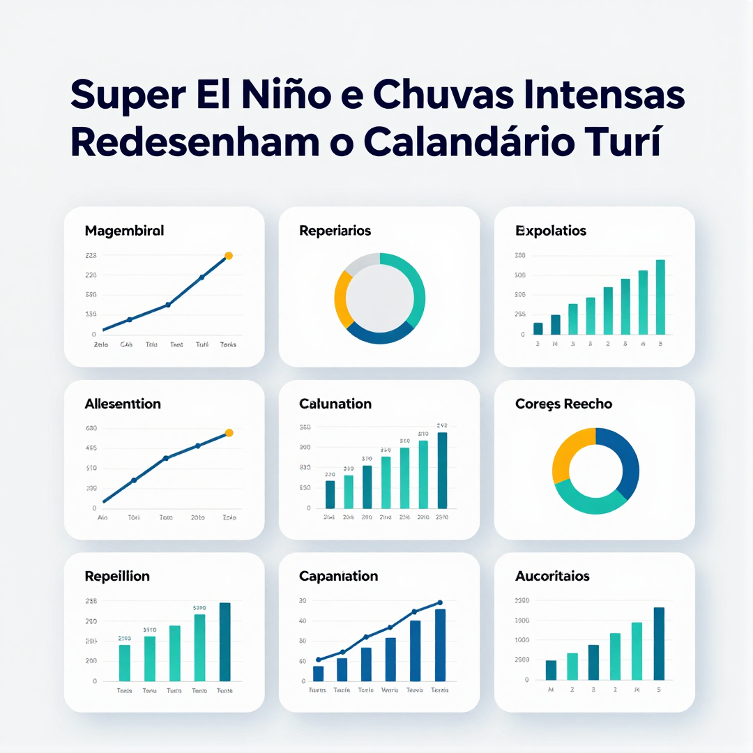 Infográfico - Super El Niño e Chuvas Intensas Redesenham o Calendário Turístico Brasileiro para Este Verão