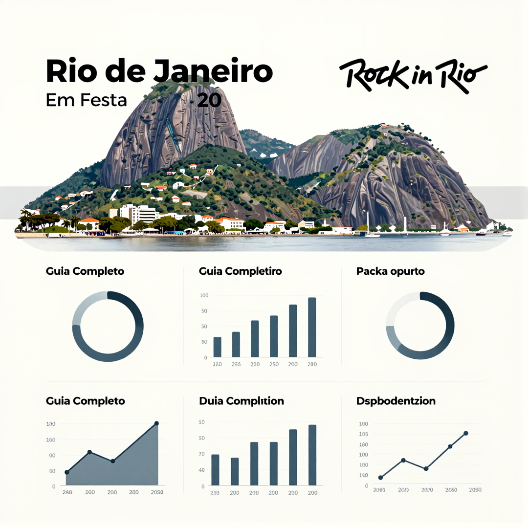 Infográfico - Rio de Janeiro em Festa: Guia Completo para o Rock in Rio 2026 e Como Planejar sua Viagem