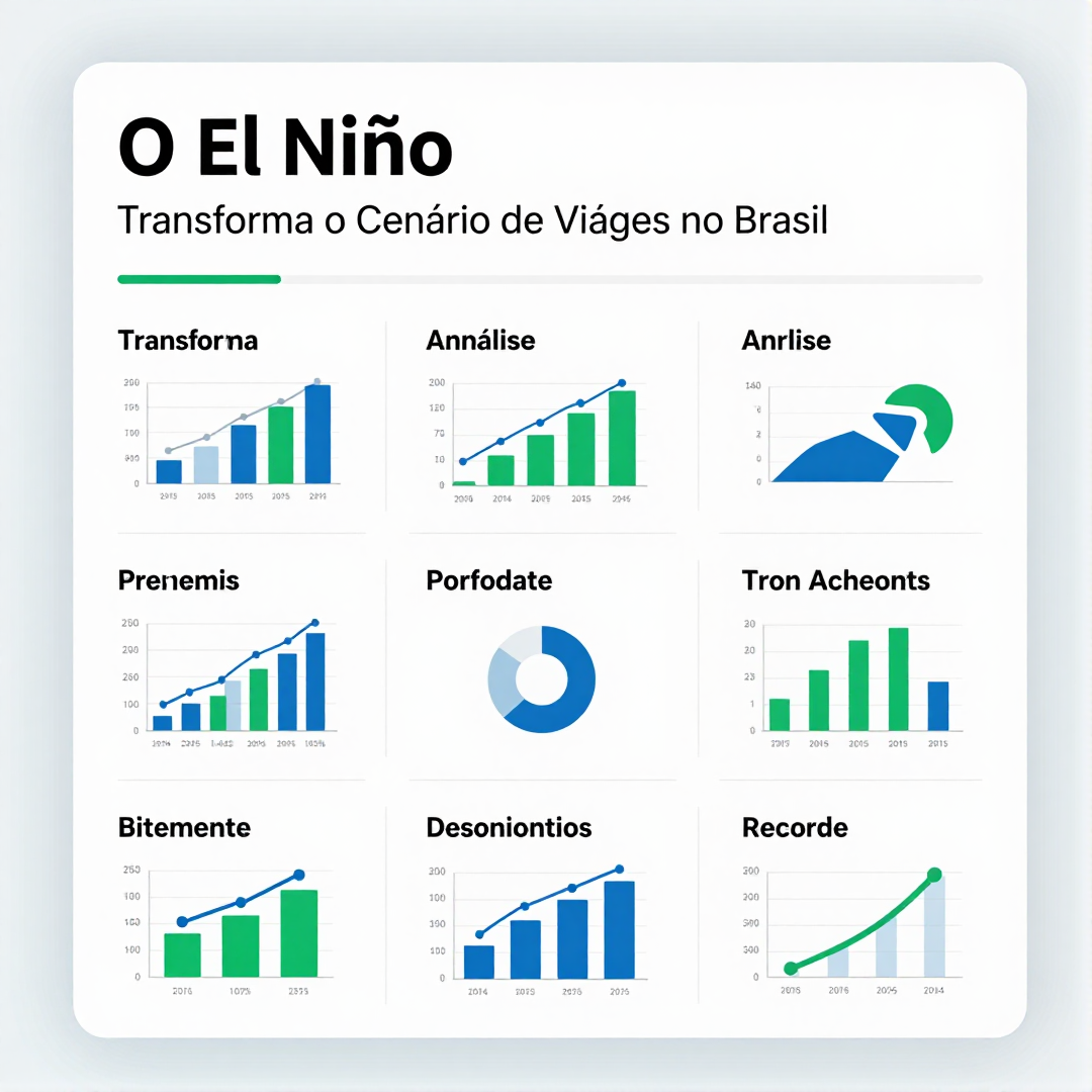 Infográfico - O El Niño Transforma o Cenário de Viagens no Brasil: Análise dos Impactos no Turismo e Lazer