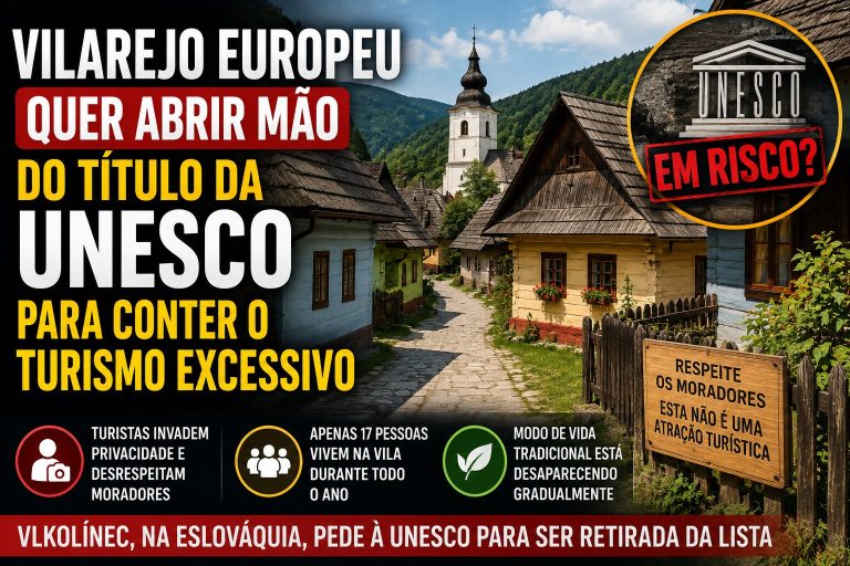 Vilarejo Europeu Quer Abrir Mão do Título da Unesco para Conter o Turismo Excessivo