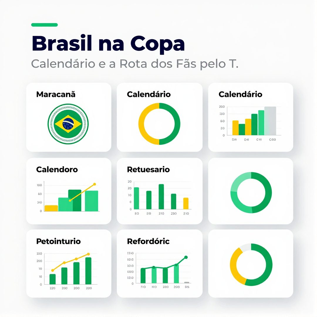 Infográfico - Brasil na Copa: Maracanã, Calendário e a Rota dos Fãs pelo Turismo Nacional