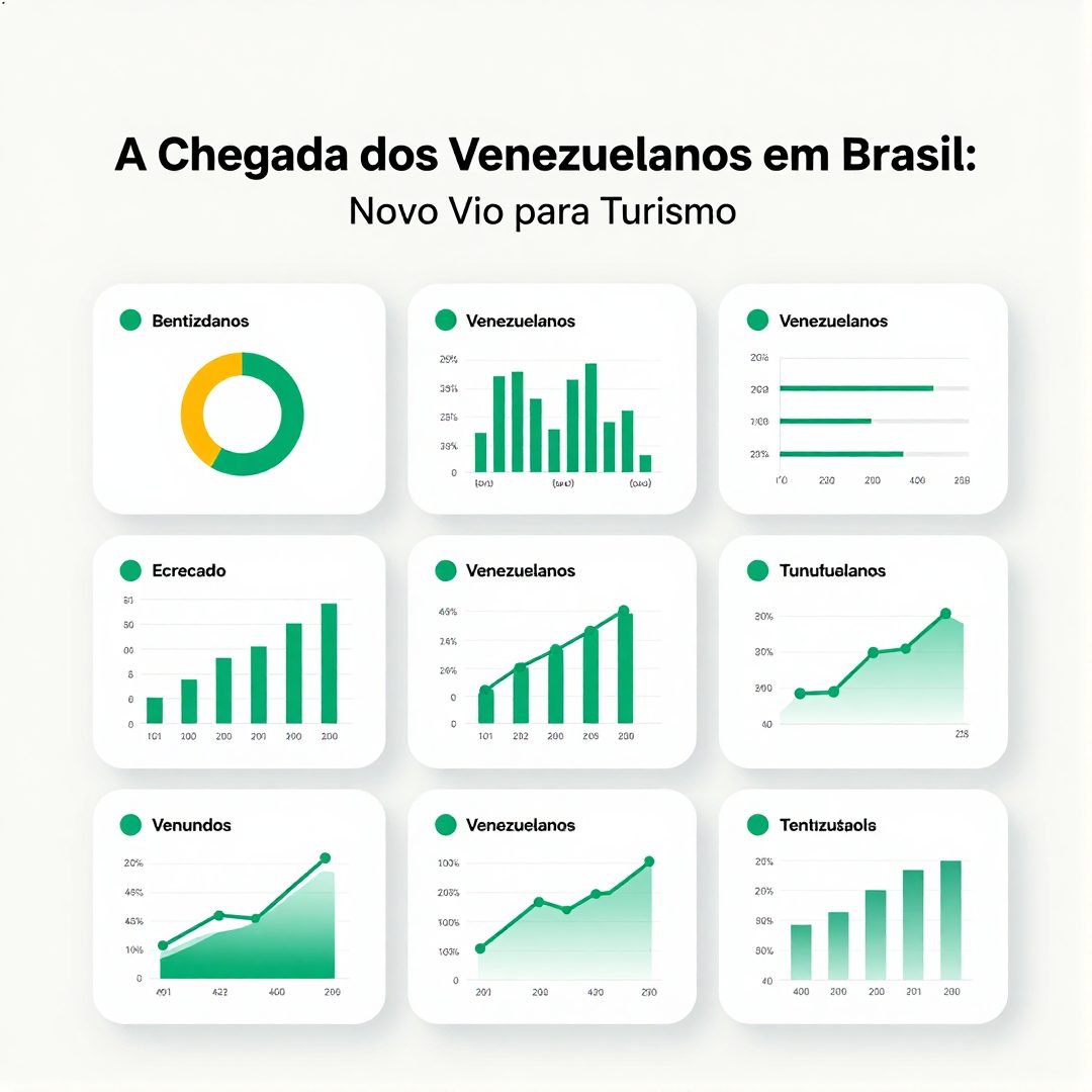 Infográfico - A Chegada dos Venezuelanos em Brasil: Novo Voo para Turismo e Lazer no Norte