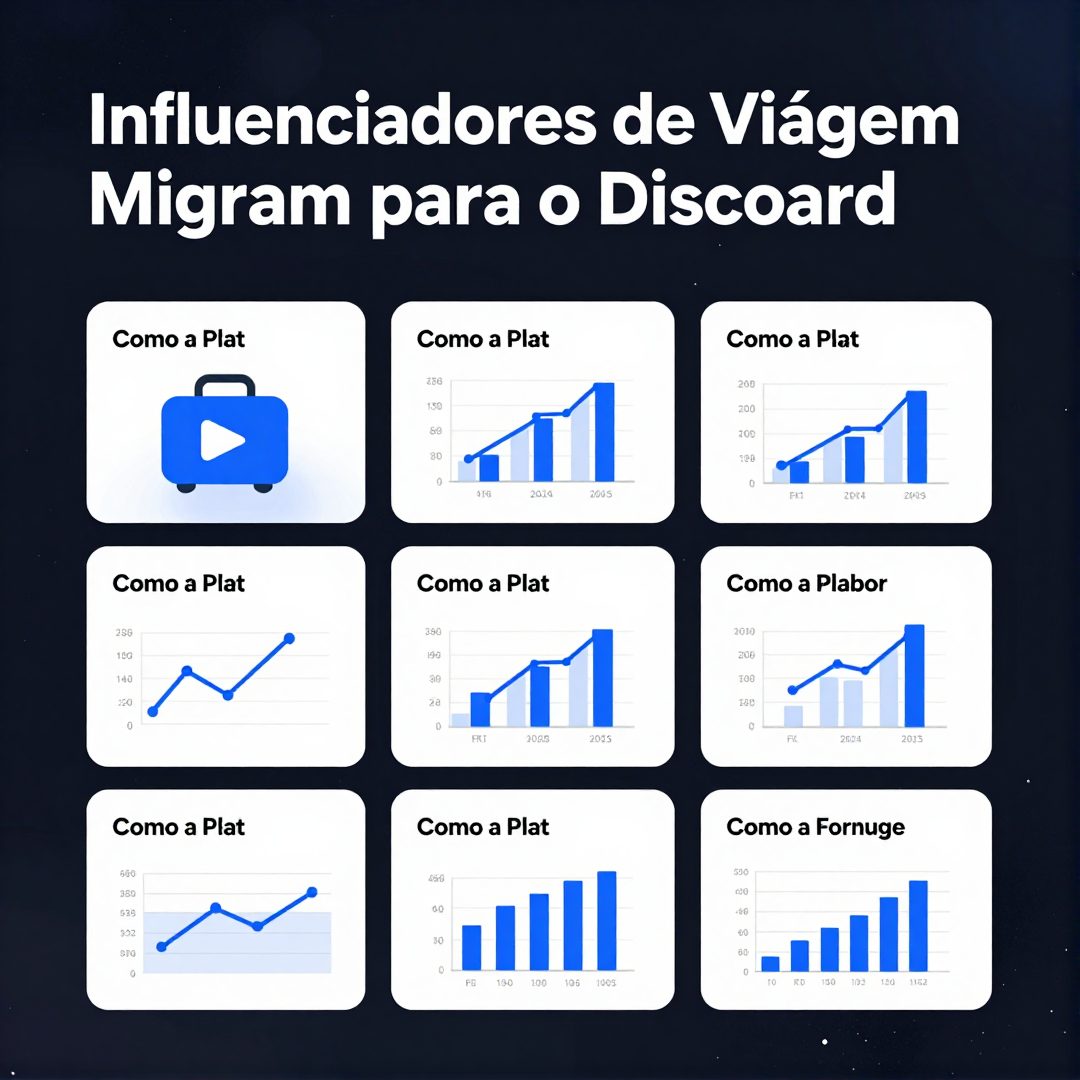 Infográfico - Influenciadores de Viagem Migram para o Discord: Como a Plataforma Redefine o Turismo Digital no Brasil