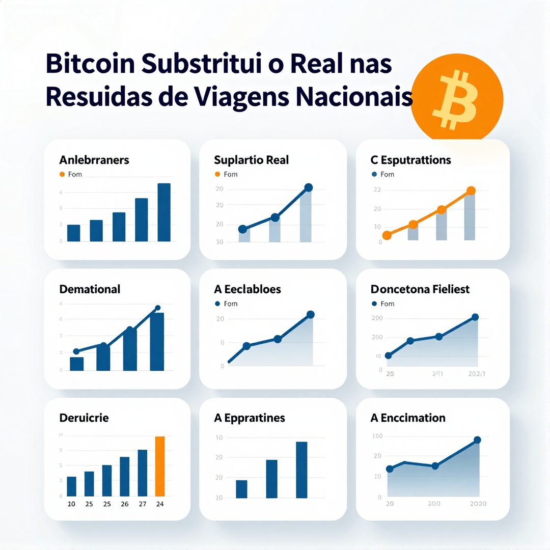 Infográfico - Bitcoin Substitui o Real nas Reservas de Viagens Nacionais