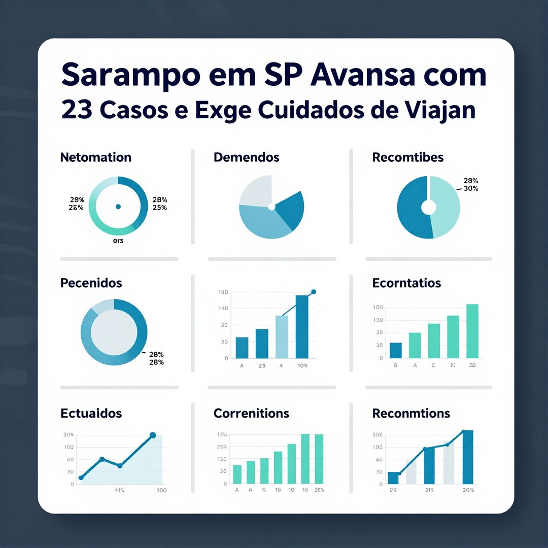 Infográfico - Sarampo em SP Avança com 23 Casos e Exige Cuidados de Viajantes no Interior Paulista