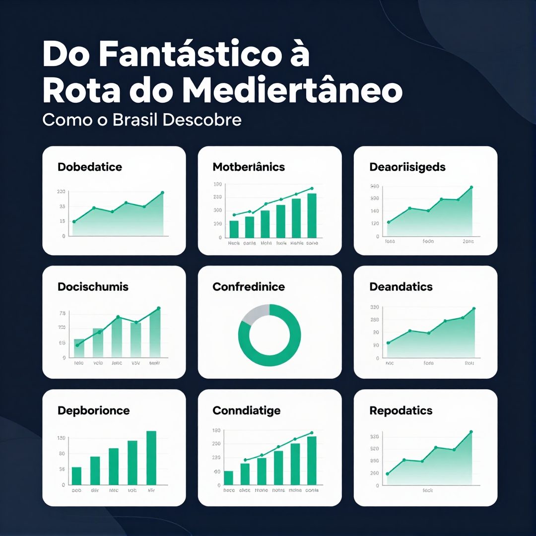Infográfico - Do Fantástico à Rota do Mediterrâneo: Como o Brasil Descobre a Nova Fronteira de Viagens em Ceuta