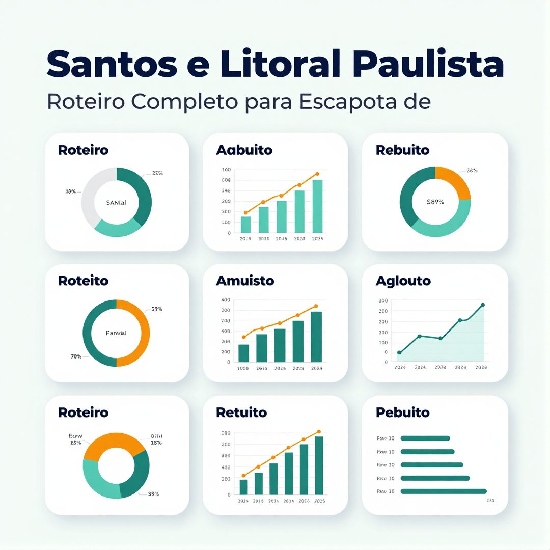 Infográfico - Santos e Litoral Paulista: Roteiro Completo para Escapada de Fim de Semana com Praia e Cultura