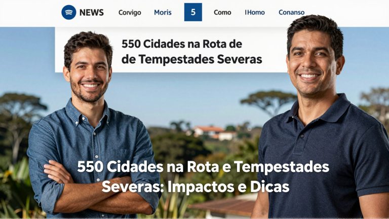 550 Cidades na Rota de Tempestades Severas: Impactos e Dicas para Suas Viagens