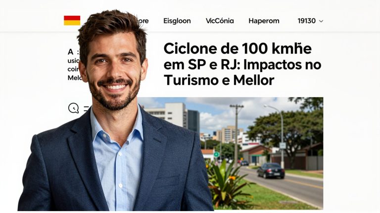 Ciclone de 100 km/h em SP e RJ: Impactos no Turismo e Melhores Rotas para Viajantes
