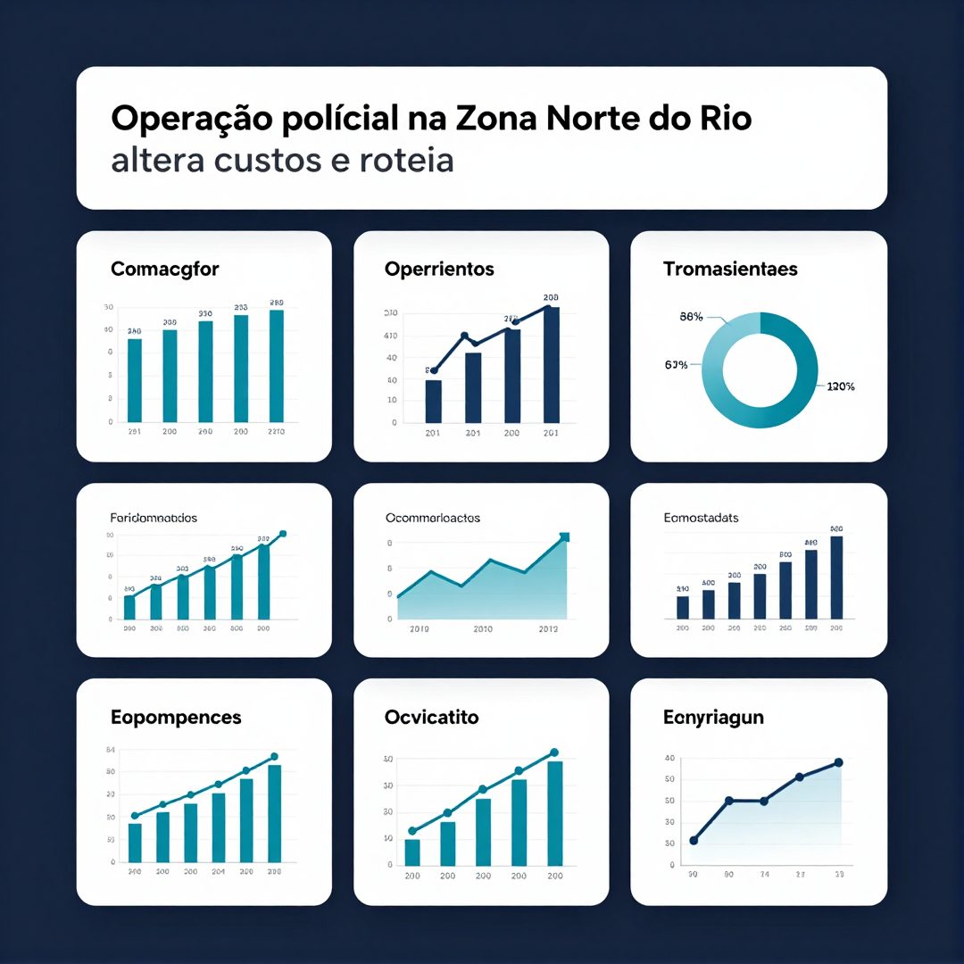 Infográfico - Operação policial na Zona Norte do Rio altera custos e roteiros para viajantes