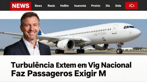Turbulência Extrema em Voo Nacional Faz Passageiros Exigir Mais Conforto e Atenção na Aviação Civil