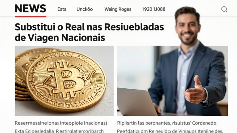 Bitcoin Substitui o Real nas Reservas de Viagens Nacionais