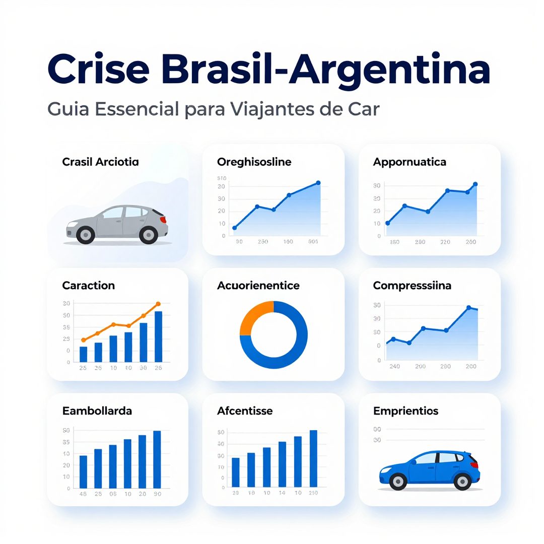 Infográfico - Crise Brasil-Argentina: Guia Essencial para Viajantes de Carro e Ônibus pela Fronteira