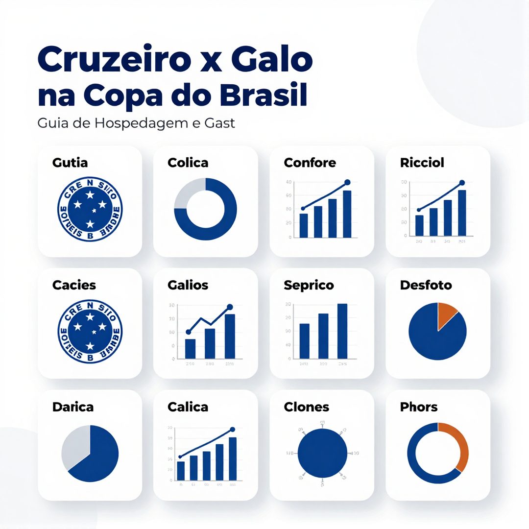 Infográfico - Cruzeiro x Galo na Copa do Brasil: Guia de Hospedagem e Gastronomia em Belo Horizonte