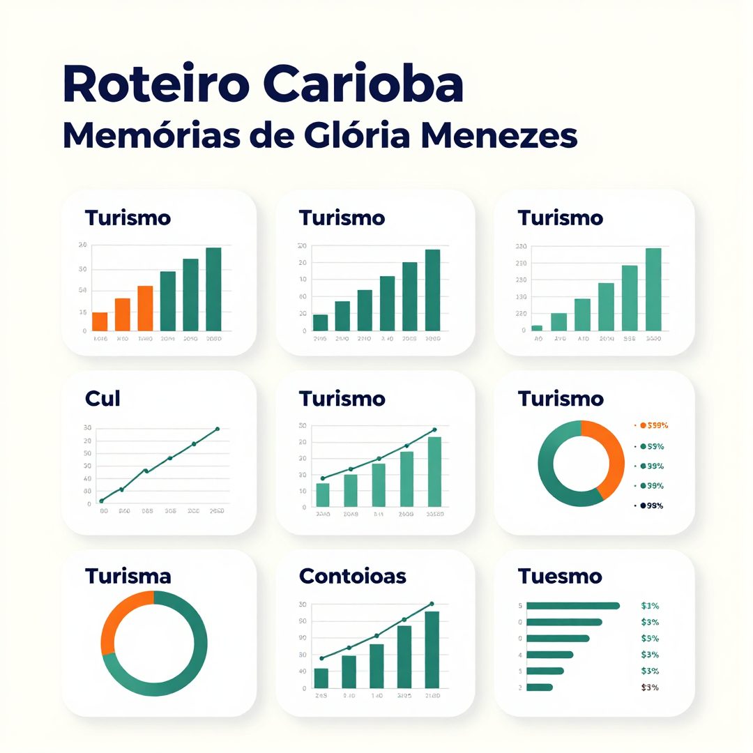 Infográfico - Roteiro Carioca por Memórias de Glória Menezes: Turismo, Cultura e Lazer na Capital Fluminense