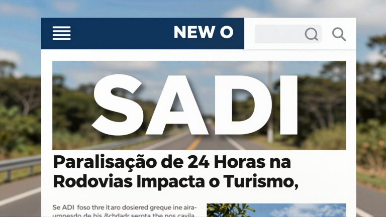 SADI: Paralisação de 24 Horas nas Rodovias Impacta o Turismo e Exige Novos Roteiros de Viagem