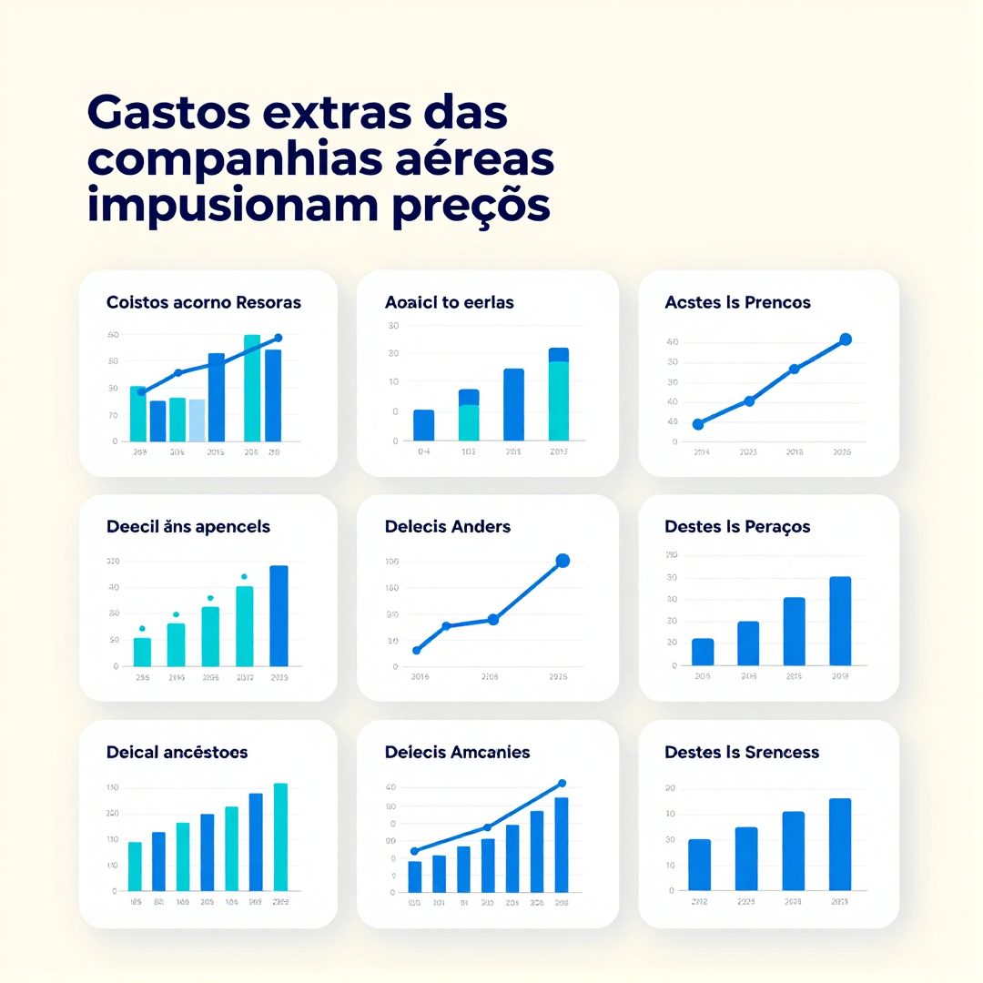 Infográfico - Gastos extras das companhias aéreas impulsionam preços: onde reservar voos com melhor custo para viajar