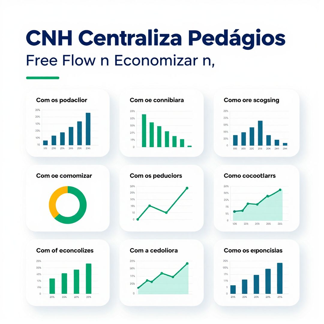 Infográfico - CNH digital centraliza pedágios free flow: como economizar na próxima viagem rodoviária