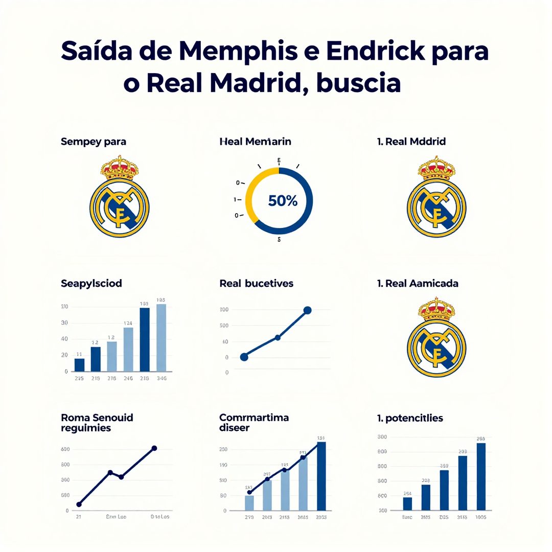 Infográfico - Saída de Memphis e Endrick para o Real Madrid dispara busca por pacotes futebolísticos na Espanha