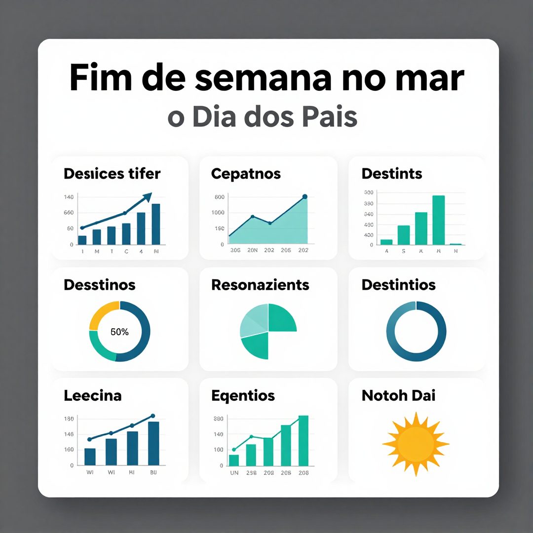 Infográfico - Fim de semana no mar durante o Dia dos Pais: destinos litorâneos seguros para famílias