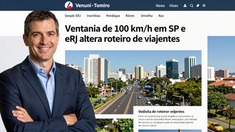 Ventania de 100 km/h em SP e RJ altera roteiro de viajantes neste fim de semana