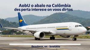 Como o abalo na Colômbia desperta interesse em voos diretos para destinos brasileiros do Nordeste