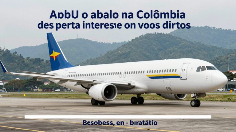 Como o abalo na Colômbia desperta interesse em voos diretos para destinos brasileiros do Nordeste