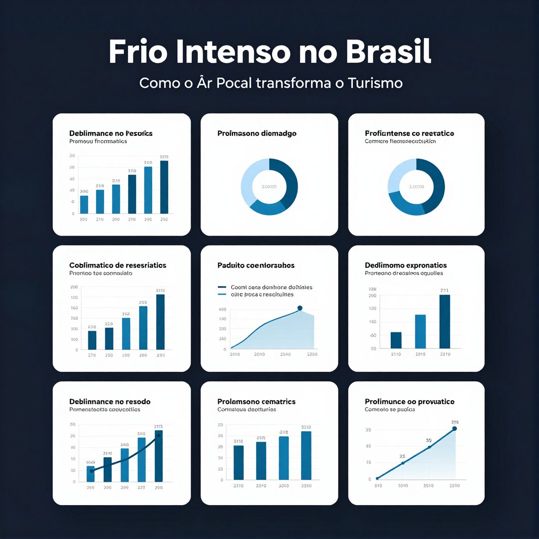 Infográfico - Frio Intenso no Brasil: Como o Ar Polar Transforma o Turismo de Inverno e o Planejamento de Viagens